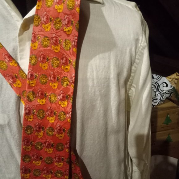 VintageVERSACE silk tie-